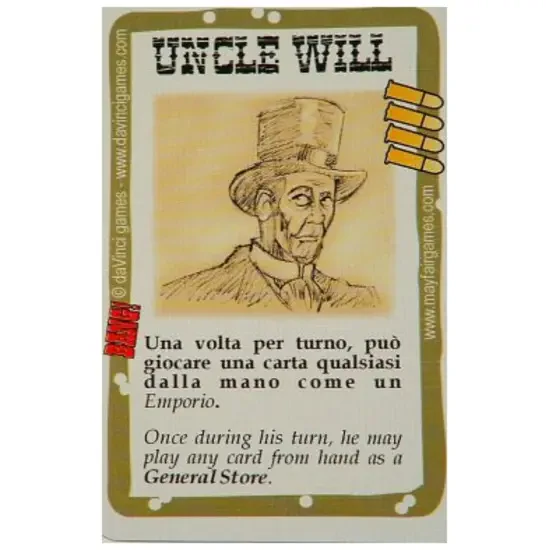 Bang! Uncle Will