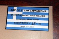 1129096 Age of Steam Expansion: Greece and Cyclades