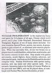 1354257 Nuclear Proliferation