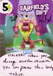 1454243 King of Tokyo: Garfield's Gift Promo Card