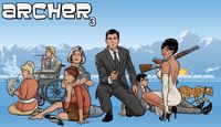 1551019 Archer: The Danger Zone! Board Game