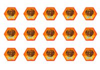 4640286 Bora Bora: Orange God Tiles