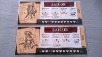 1973123 Robinson Crusoe: Viaggio verso l'Isola Maledetta – Marinaio Character + Stickers & Pawns