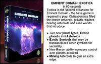 2547209 Eminent Domain: Exotica 