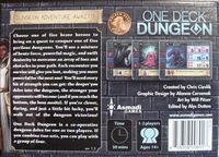 3605701 One Deck Dungeon (Edizione Inglese)