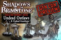 3142020 Shadows of Brimstone: Undead Outlaws and Undead Gunslinger Deluxe Enemy Pack