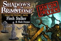3142024 Shadows of Brimstone: Flesh Stalker &amp; Flesh Drones Deluxe Enemy Pack