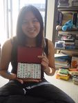 113249 Mahjong in Legno con 144 Tessere