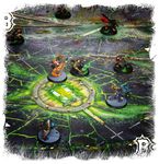 4305115 Blood Bowl (2016 edition): Skaven and Dwarf Pitch &amp; Dugout Set