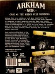 5115685 Arkham Noir: Case #1 – The Witch Cult Murders
