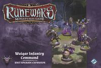 3539804 Runewars Miniatures Game: Waiqar Infantry Command – Unit Upgrade Expansion