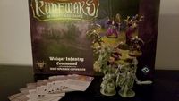 5109109 Runewars Miniatures Game: Waiqar Infantry Command – Unit Upgrade Expansion