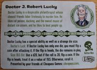 3879304 Button Men: Beat People Up – Doctor Lucky Promo Card