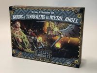 6344642 Massive Darkness 2: Heroes &amp; Monster Set – Bards &amp; Tinkerers vs Metal Angel