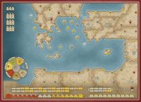 6878768 History Of The Ancient Seas Dies Irae Mounted Map Old Style