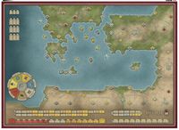 7048389 History Of The Ancient Seas Dies Irae Mounted Map Old Style