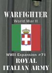 7170332 Warfighter: WWII Expansion #71 – Royal Italian Army