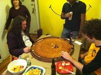 1129343 Crokinole 26 inches Tournament Board - Standard ed. 