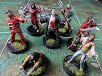 1583832 Last Night on Earth: Zombies with Grave Weapons Miniature Set