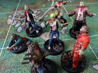 1583833 Last Night on Earth: Zombies with Grave Weapons Miniature Set