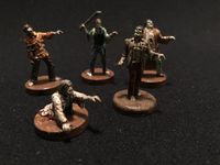 5131419 Last Night on Earth: Zombies with Grave Weapons Miniature Set