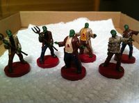 907038 Last Night on Earth: Zombies with Grave Weapons Miniature Set