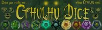 1048977 Cthulhu Dice Game - Viola/Verde