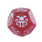 1191506 Cthulhu Dice Game - Rosso/Giallo