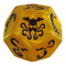 1243893 Cthulhu Dice Game - Oro Perlato/Nero