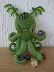 1318562 Cthulhu Dice Game - Verde Glitterato/Bianco