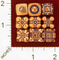 1375041 Irondie Set Base Arancione - 9 Dadi in Metallo 