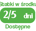 Dostępne w magazynie zewnętrznym.<br> Wysyłka w ciągu około <em>2/5 dni</em>