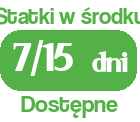 Dostępne w magazynie zewnętrznym.<br> Wysyłka w ciągu około <em>7/15 dni</em>