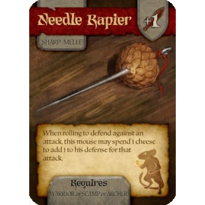 Mice and Mystics: Needle Rapier Main