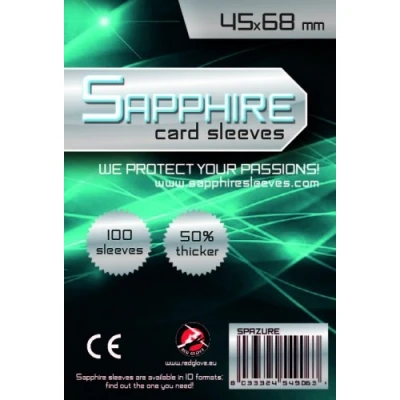Sapphire: 100 Bustine Mini Euro (45 x 68 mm) (Azure) Main