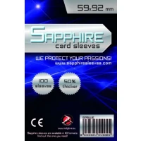 Sapphire: 100 Bustine EURO (59 x 92 mm) (Blue)