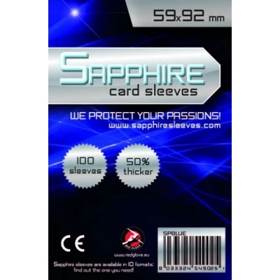 Sapphire: 100 Bustine EURO (59 x 92 mm) (Blue) Main