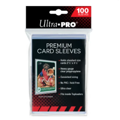 Ultra-Pro: 100 Bustine Protettive per Carte Premium (66,7x92,1 mm) (81385) Main