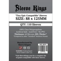 Sleeve Kings Tiny Epic Compatible Sleeves (88x125mm) 110 Pack 60 Microns