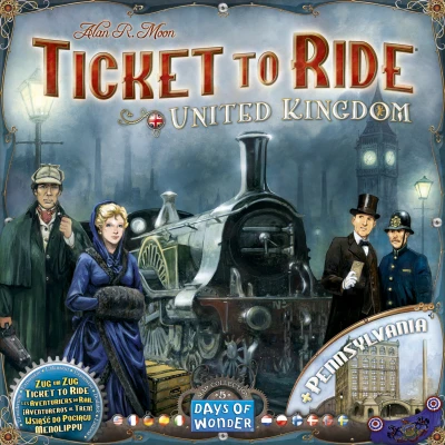 Ticket to Ride Map Collection: Volume 5 – United Kingdom & Pennsylvania  Main