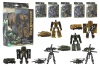 Traxfigure Robot >veicolo Militare 6ass
