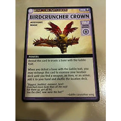 Pathfinder: Rise of the Runelords - Birdcruncher Crown Promo Card