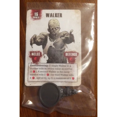 The Walking Dead: All Out War – Walker Mini and Card