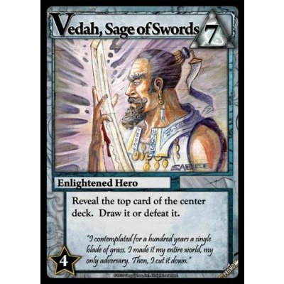 Ascension: Chronicle of the Godslayer - Vedah, Sage of Swords Promo Main