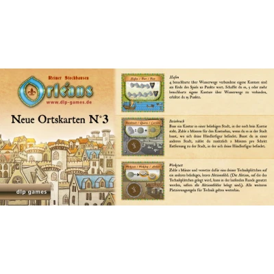 Orleans: Neue Ortskarten N°3  Main