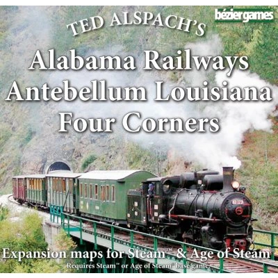 Age of Steam Expansion: Alabama Railways, Antebellum Louisiana & Four Corners Main