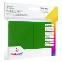 Gamegenic 100 Prime Sleeves - Green (66 x 91 mm)