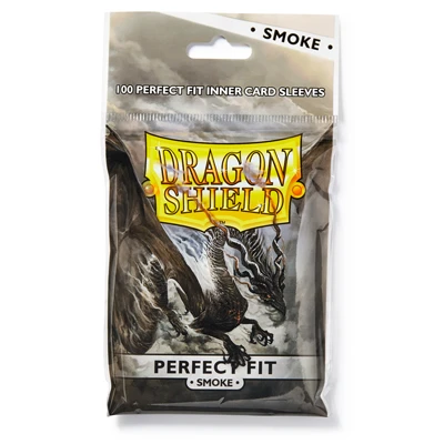 Dragon Shield: Perfect Fit Inner Sleeves - Smoke/clear(100) Main
