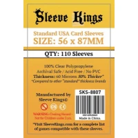 Sleeve Kings Standard Usa Card Sleeves (56x87mm) 110 Pack 60 Microns