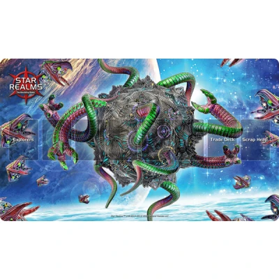 Star Realms Infested Moon Playmat
